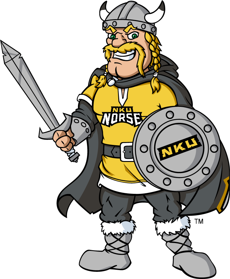 Northern Kentucky Norse 2014-2016 Mascot Logo diy DTF decal sticker